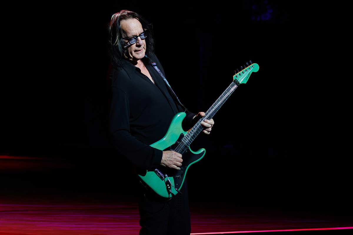 Todd Rundgren performing live on stage